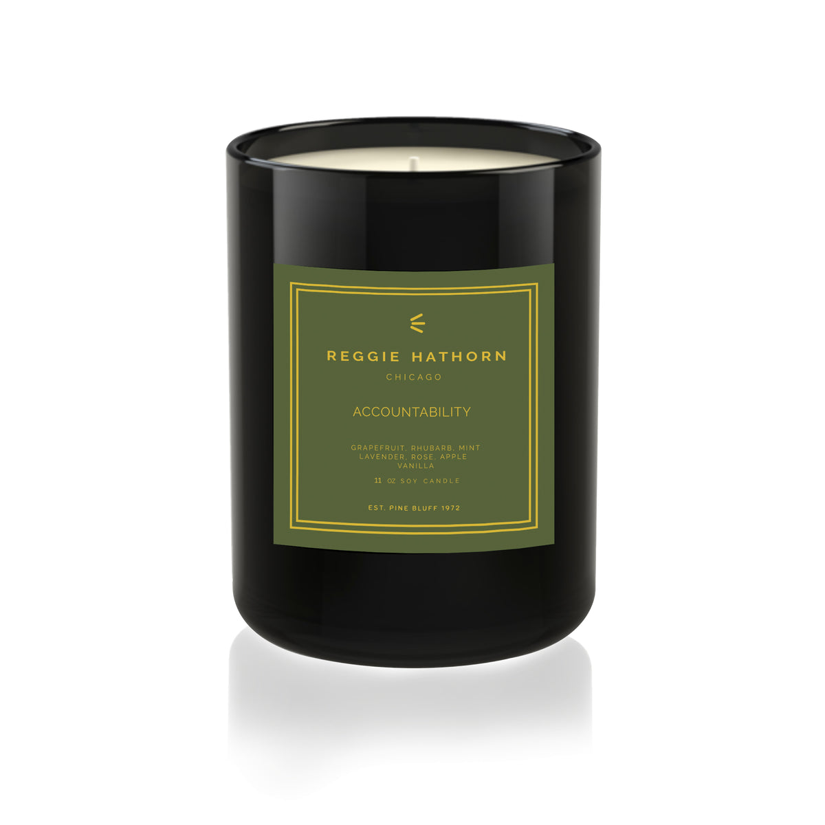 ACCOUNTABILITY LUXURY CANDLE Reggie Hathorn