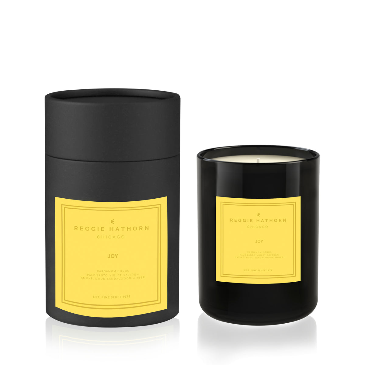 Fragancia JOY luxury hand-poured natural soy candle in an iridescent jar -  Jordan Crafts