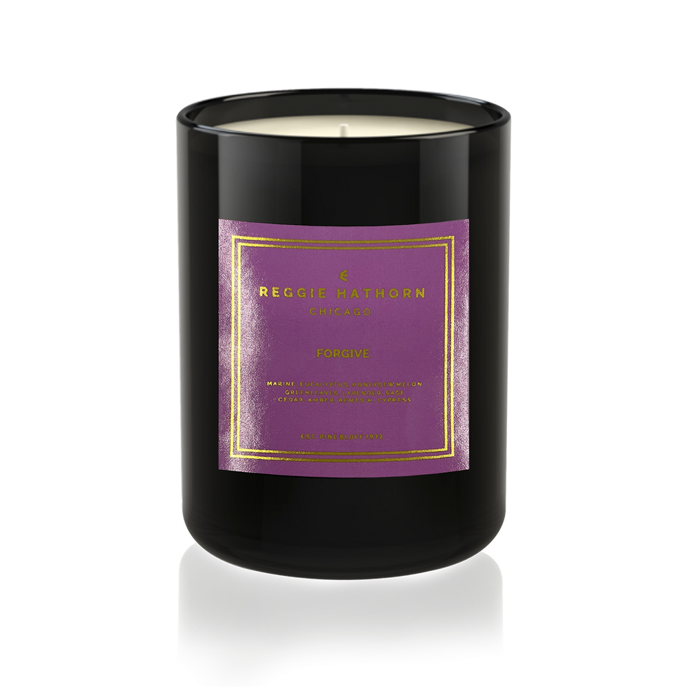 FORGIVE LUXURY CANDLE – Reggie Hathorn